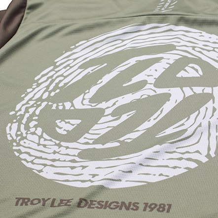 Bike koszulka Troy Lee Designs Flowline SS Jersey flipped olive 2024 - 9