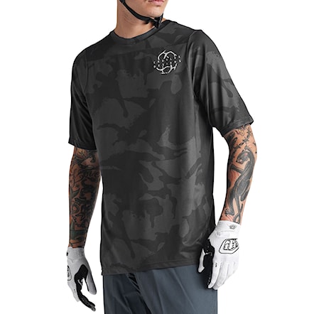 Bike koszulka Troy Lee Designs Skyline SS Jersey shadow camo carbon 2024 - 4