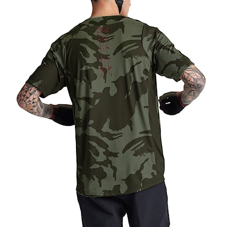 Bike koszulka Troy Lee Designs Skyline SS Jersey shadow camo olive 2024 - 2