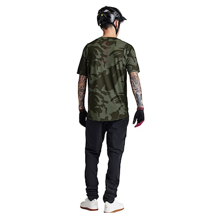 Bike Jersey Troy Lee Designs Skyline SS Jersey shadow camo olive 2024 - 6