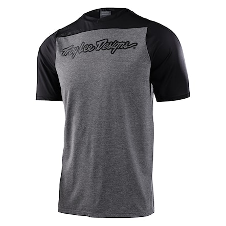 Bike koszulka Troy Lee Designs Skyline SS Signature heather grey/black 2024 - 1