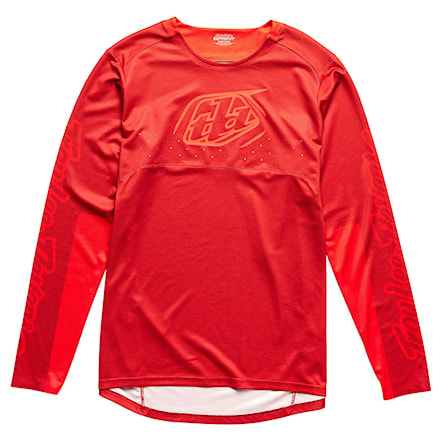 Bike koszulka Troy Lee Designs Sprint LS Jersey icon fire orange 2024 - 7