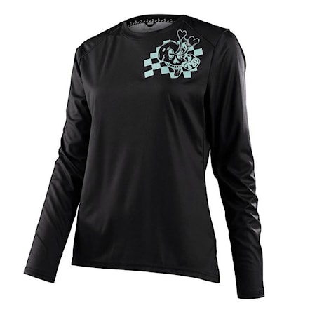 Bike dres Troy Lee Designs Wms Lilium LS Jersey micayla gatto black 2024 - 2