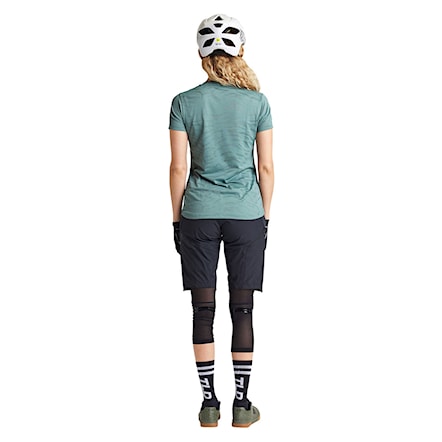 Bike Jersey Troy Lee Designs Wms Lilium SS Jersey tiger jacquard steel green 2024 - 6