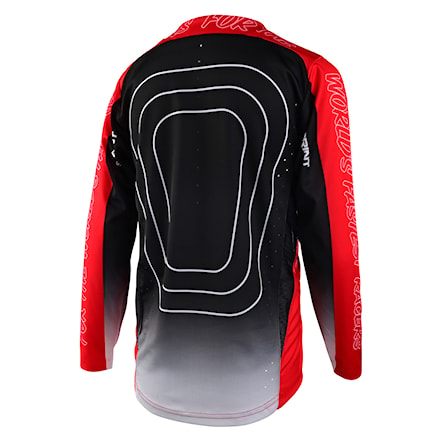 Bike Jersey Troy Lee Designs Youth Sprint LS Richter race red 2023 - 2