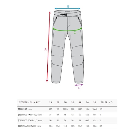 Bike spodnie Horsefeathers Stoker Pants black 2025 - 4