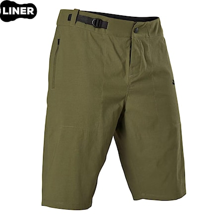 Bike Shorts Fox Ranger Short W/Liner olive green 2024 - 1