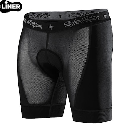 Bike Shorts Troy Lee Designs MTB Pro Short Inner Liner Solid black 2024 - 1