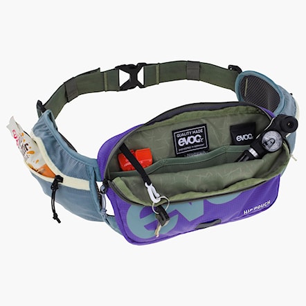 Bike ledvinka EVOC Hip Pouch steel/violet/dark olive - 3