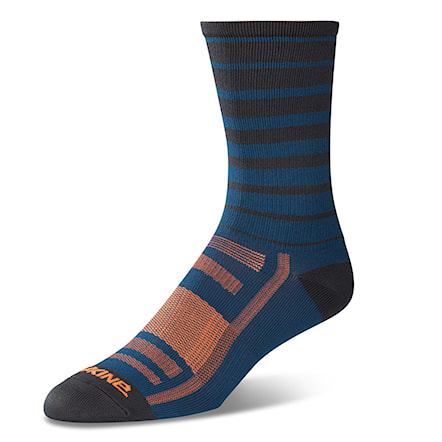 Bike ponožky Dakine Singletrack slate blue stripe 2019 - 1