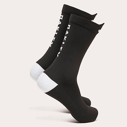 Bike ponožky Oakley Seeker Long Sock blackout 2026 - 2