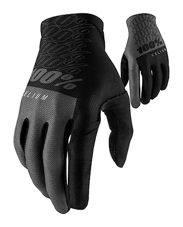 Bike rękawiczki 100% Celium black/grey 2021 - 1
