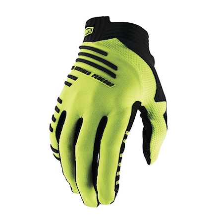 Bike Gloves 100% R-Core fluo yellow 2022 - 1