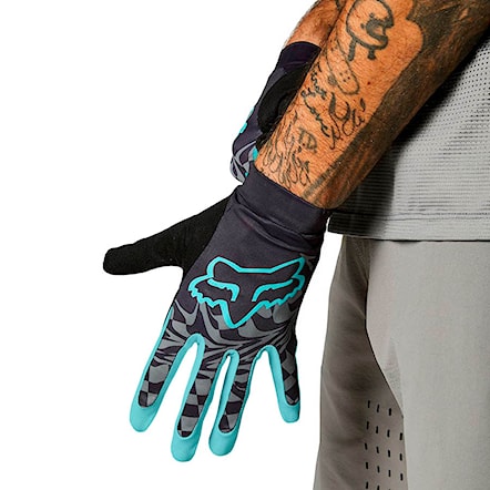Bike Gloves Fox Flexair teal 2021 - 1