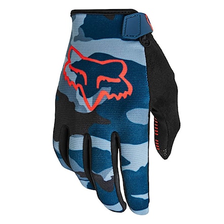 Bike Gloves Fox Ranger Camo blue camo 2021 - 1