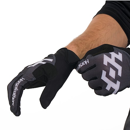 Bike Gloves Horsefeathers Digger black 2025 - 5