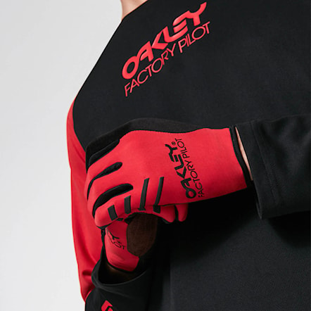 Bike Gloves Oakley All Conditions Gloves red line 2021 - 2