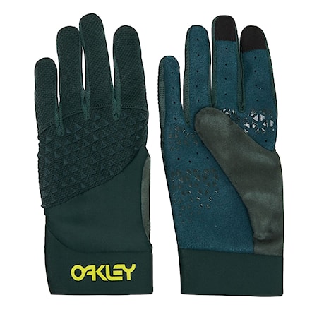 Bike Gloves Oakley Drop In MTB hunter green 2022 - 1