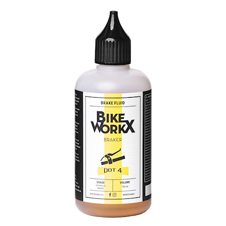 Płyn hamulcowy Bikeworkx Braker DOT 4 100 ml - 1