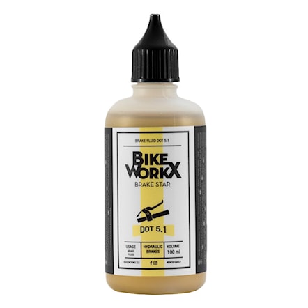 Brzdová kvapalina Bikeworkx Braker DOT 5.1 100 ml - 1