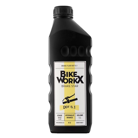 Brzdová kvapalina Bikeworkx Braker DOT 5.1 1L - 1