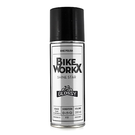 Čisticí prostředek Bikeworkx Shine Star Glossy Spray 200 ml - 1
