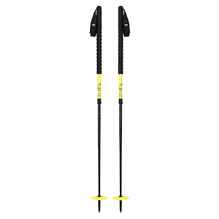 Lyžařské hůlky Black Crows Duos Freebird black/yellow 2024 - 1