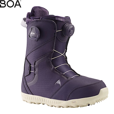 Topánky na snowboard Burton Felix Boa purple violet 2020 - 1