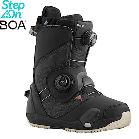 Topánky na snowboard Burton Felix Step On black 2021 - 1