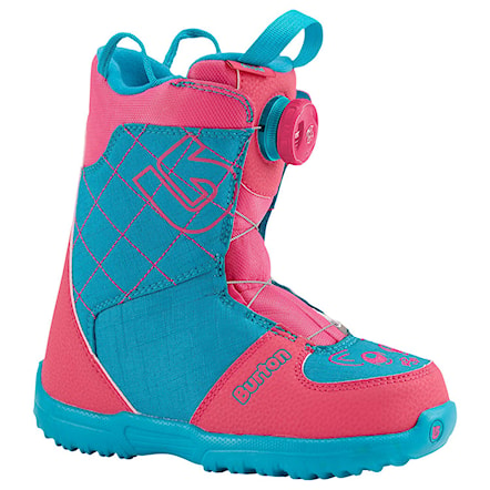 Winter Shoes Burton Grom Boa pink/teal 2016 - 1