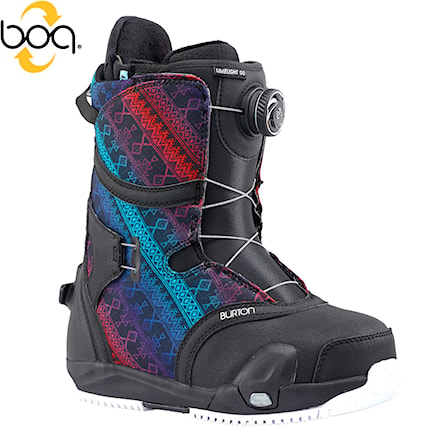Snowboard Boots Burton Limelight Step On black/multi 2018 - 1