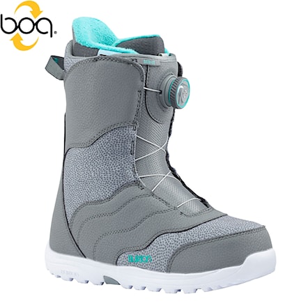 Topánky na snowboard Burton Mint Boa grey 2018 - 1
