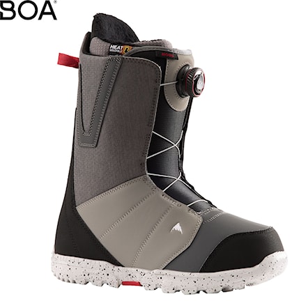Topánky na snowboard Burton Moto Boa grey 2022 - 1