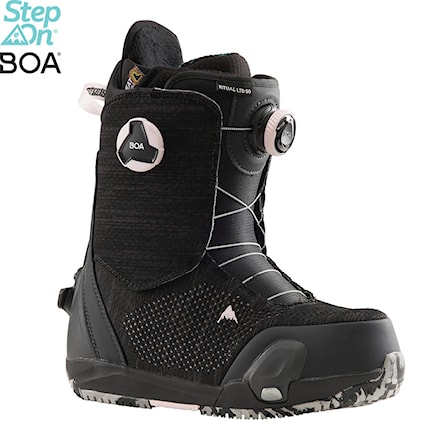 Snowboard Boots Burton Ritual LTD Step On dark grey/pink 2022 - 1