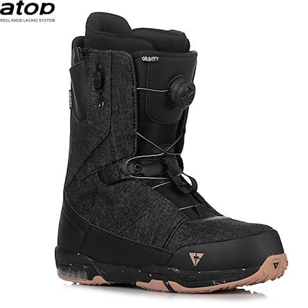 Snowboard Boots Gravity Manual Atop Heel Lock black/gum 2023 - 1