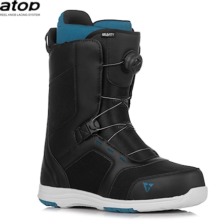 Topánky na snowboard Gravity Recon Atop black/blue 2023 - 1