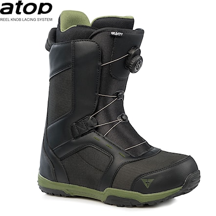 Snowboard Boots Gravity Recon Atop black/olive 2020 - 1