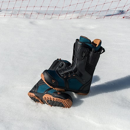 Topánky na snowboard Gravity Recon Fast Lace black/blue/rust 2022 - 6