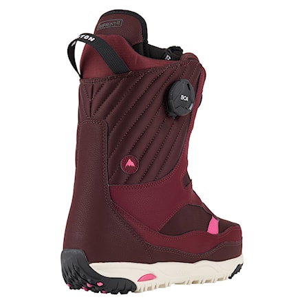 Topánky na snowboard Burton Limelight Boa almandine/stout white 2024 - 2