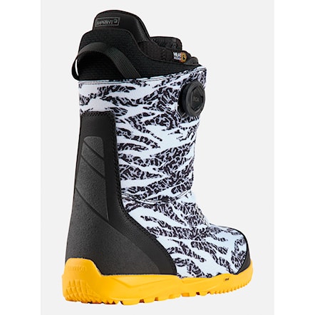 Buty snowboardowe Burton Swath BOA zebra/goldenrod 2025 - 2