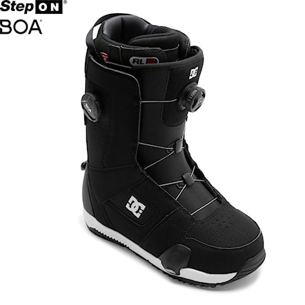 Topánky na snowboard DC Phase Pro Step On Boa black/black/white 2025 - 1