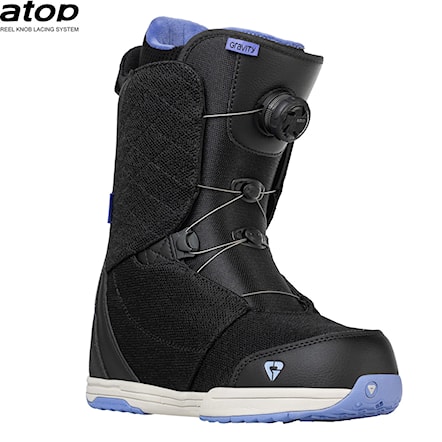 Snowboard Boots Gravity Aura Atop black/lavender 2024 - 1