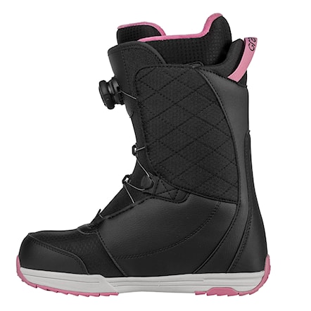 Topánky na snowboard Gravity Aura Atop black/rose 2025 - 4