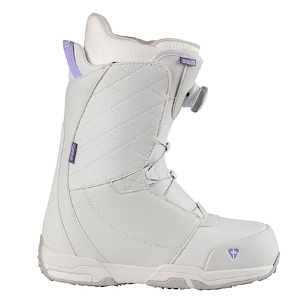 Boty na snowboard Gravity Aura Atop white/lavender 2025 - 2