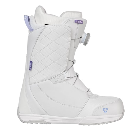 Topánky na snowboard Gravity Aura Atop white/lavender 2025 - 3