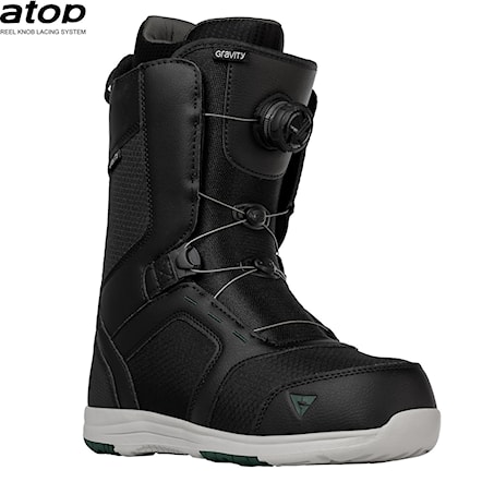 Topánky na snowboard Gravity Recon Atop black/moss 2024 - 1