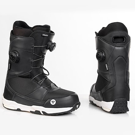 Buty snowboardowe Gravity Sage Dual Atop black/white 2025 - 1