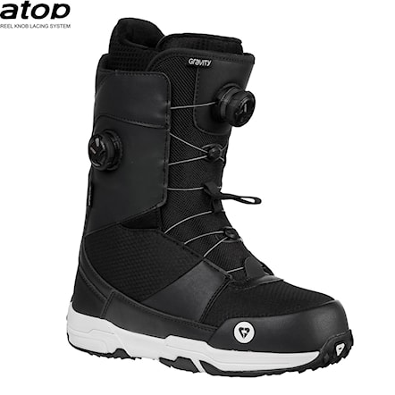 Snowboard Boots Gravity Sage Dual Atop black/white 2025 - 1