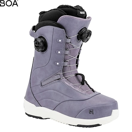 Buty snowboardowe Nitro Crown BOA lilac 2025 - 1