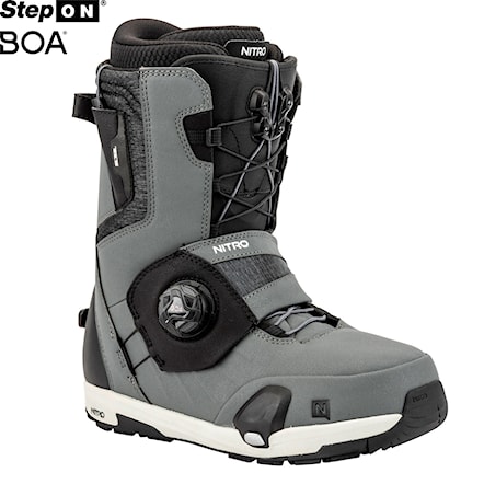 Boty na snowboard Nitro Profile TLS Step On charcoal 2025 - 1